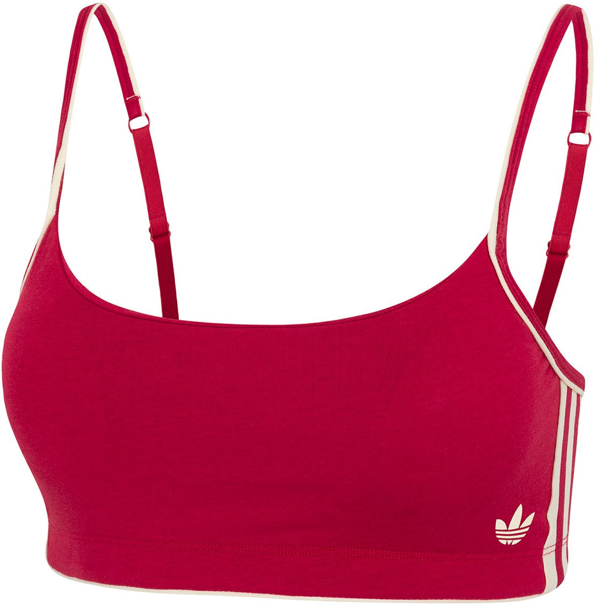 Adidas Originals Bralette Originals Adicolor Comfort Flex Cotton Rood