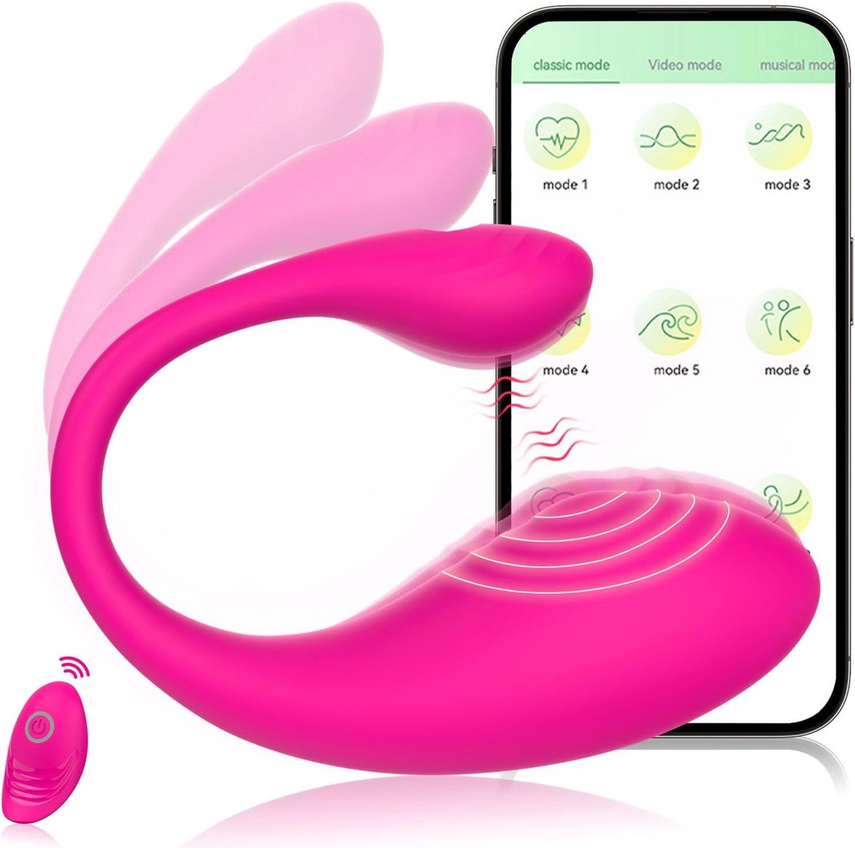 Bekkenbodemtrainer met afstandsbediening - silicone oefenballen - slimme technologie - verbeterde blaascontrole - ShopVlot