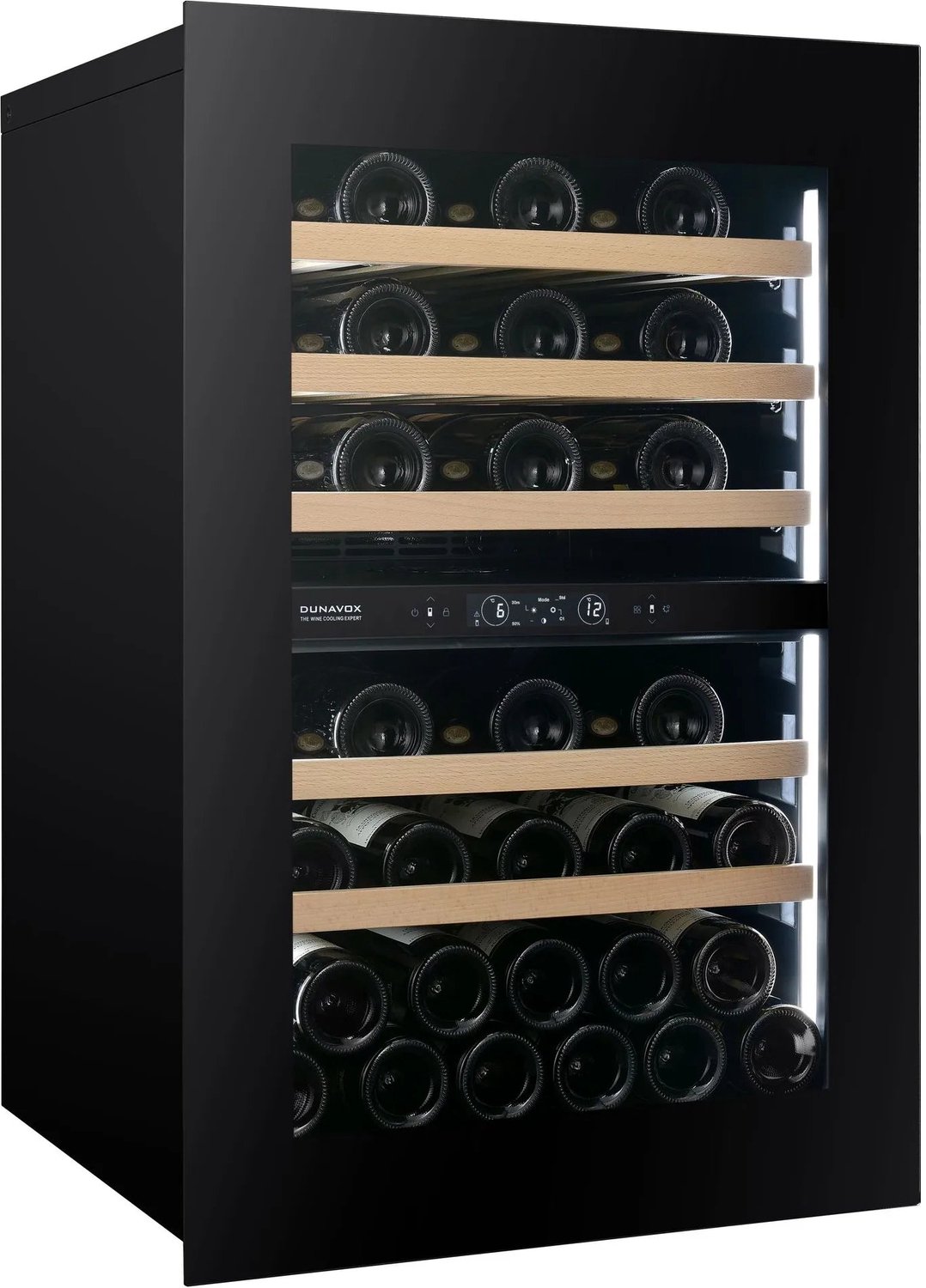 Dunavox Horizon-44 Inbouw Wijnkoelkast DVH-44.120DB.TO Nismaat 88 cm
