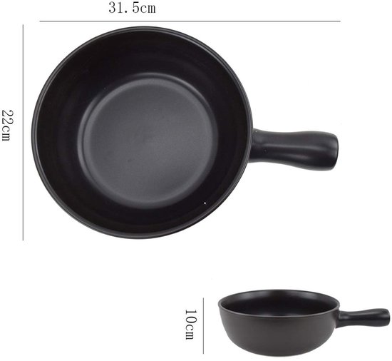 Fonduepan - Vuurvast keramiek - 22,5 cm - 2,5 l — afbeelding 5