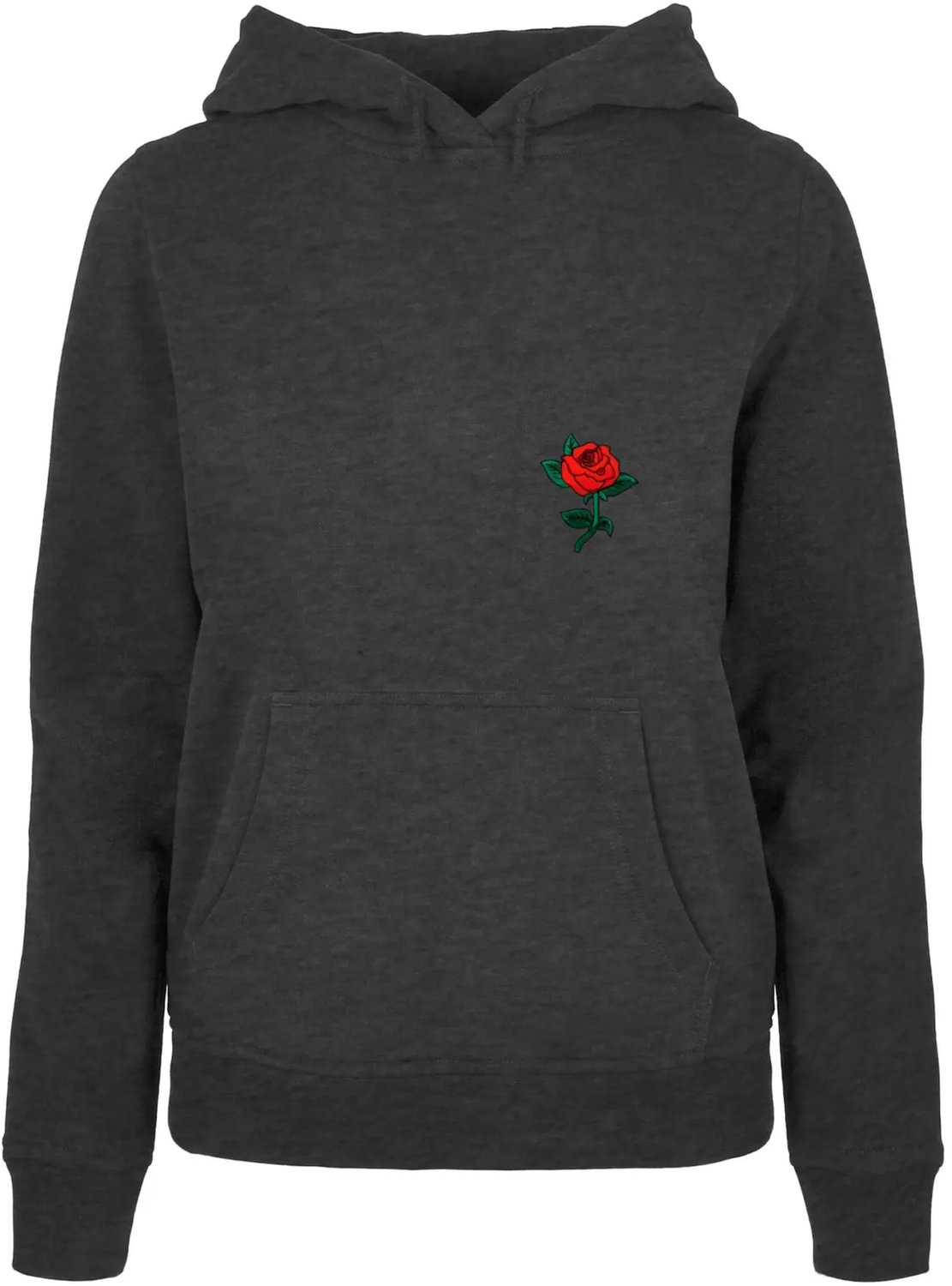 Dames Hoodie Mister Tee Rose Houtskool