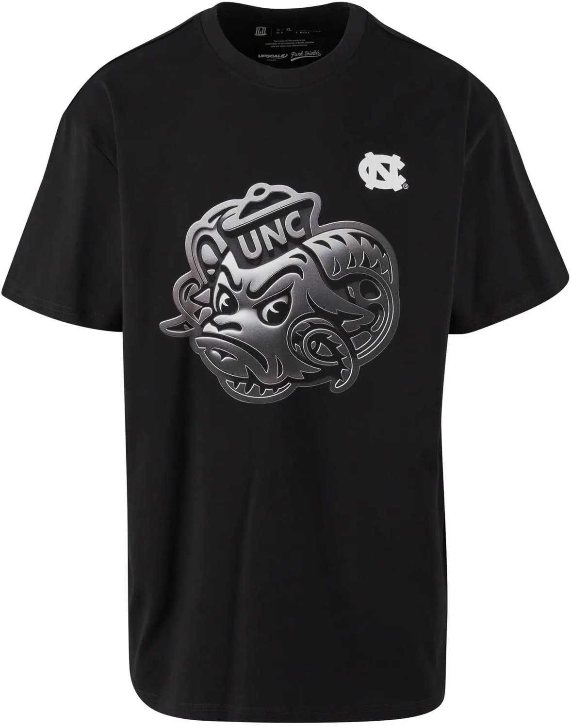 Oversized T-shirt Mister Tee North Carolina Chrome Logo Zwart