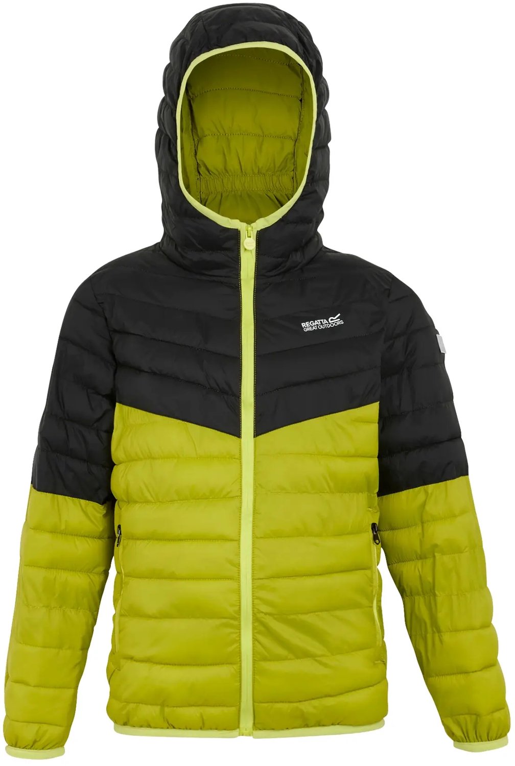 Kinderjas met capuchon Regatta Hillpack III Groen