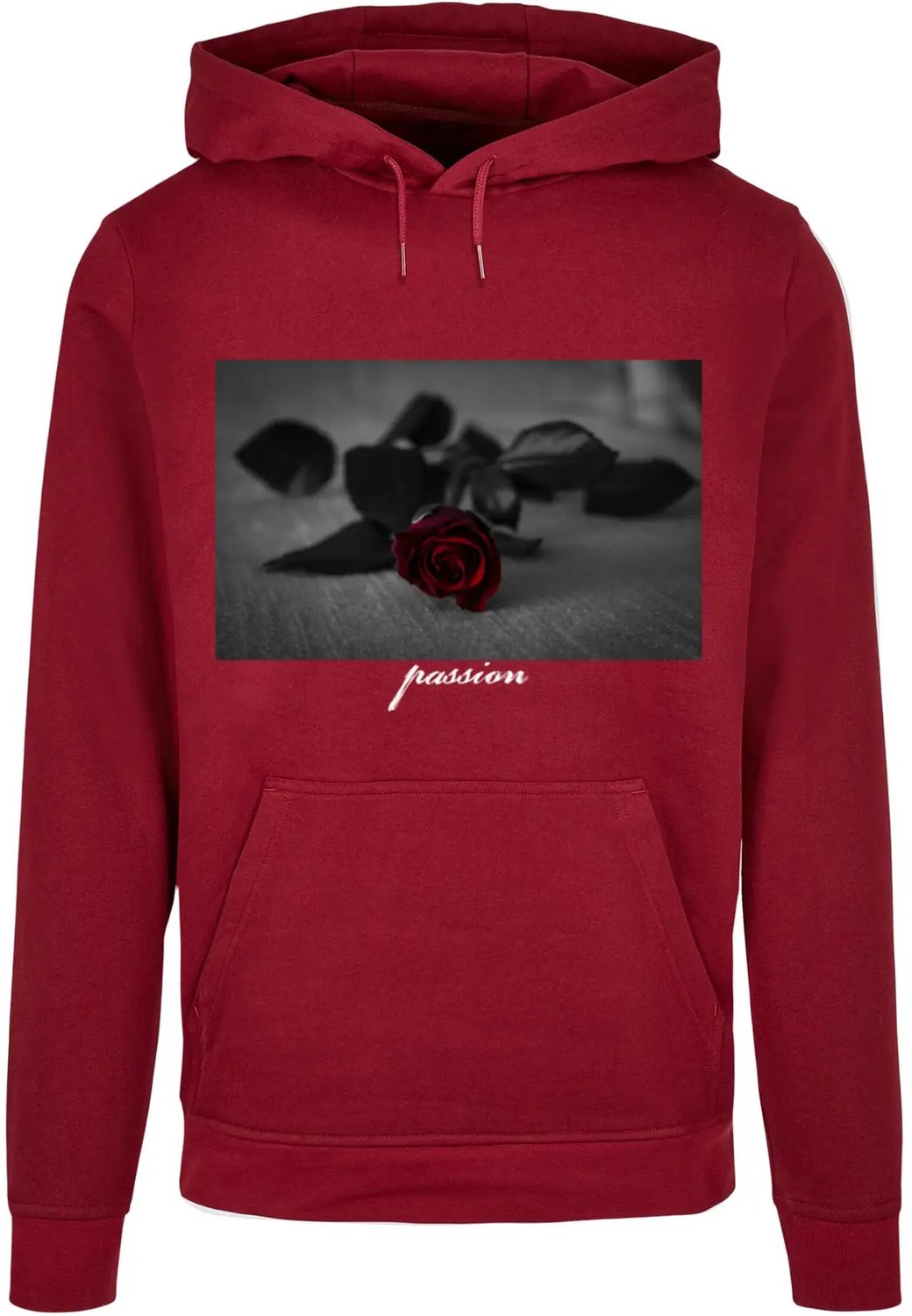 Basic sweatshirt met capuchon Mister Tee Passion Rose Bordeauxrood