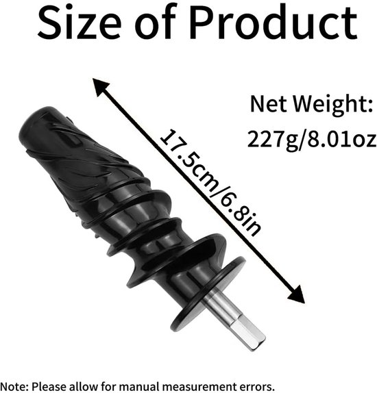 Vervangende vijzel - Compatibel met Omega 8003-8008 - PEI — afbeelding 3