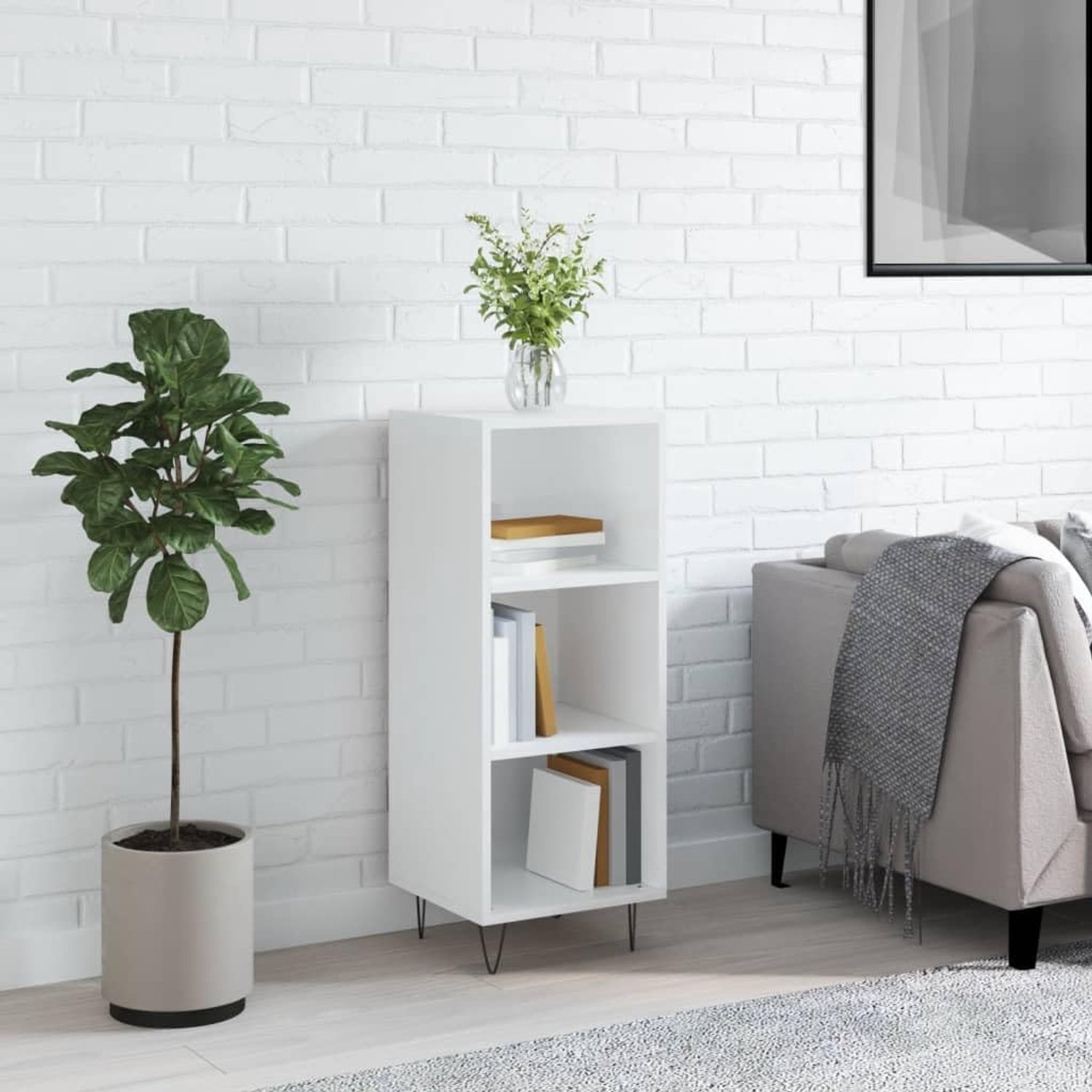 Hoogglans Wit Dressoir voor Slaapkamer en Kantoor