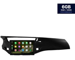 CarPlay autoradio voor Citroën C3 DS3 | 2010 t/m 2017 | Zwart | Android 15 | Draadloos Apple CarPlay & Android Auto | 6GB + 128GB | 8-Core processor | Davilon | 2010 2011 2012 2013 2014 2015 2016 2017 | Bluetooth & Wifi