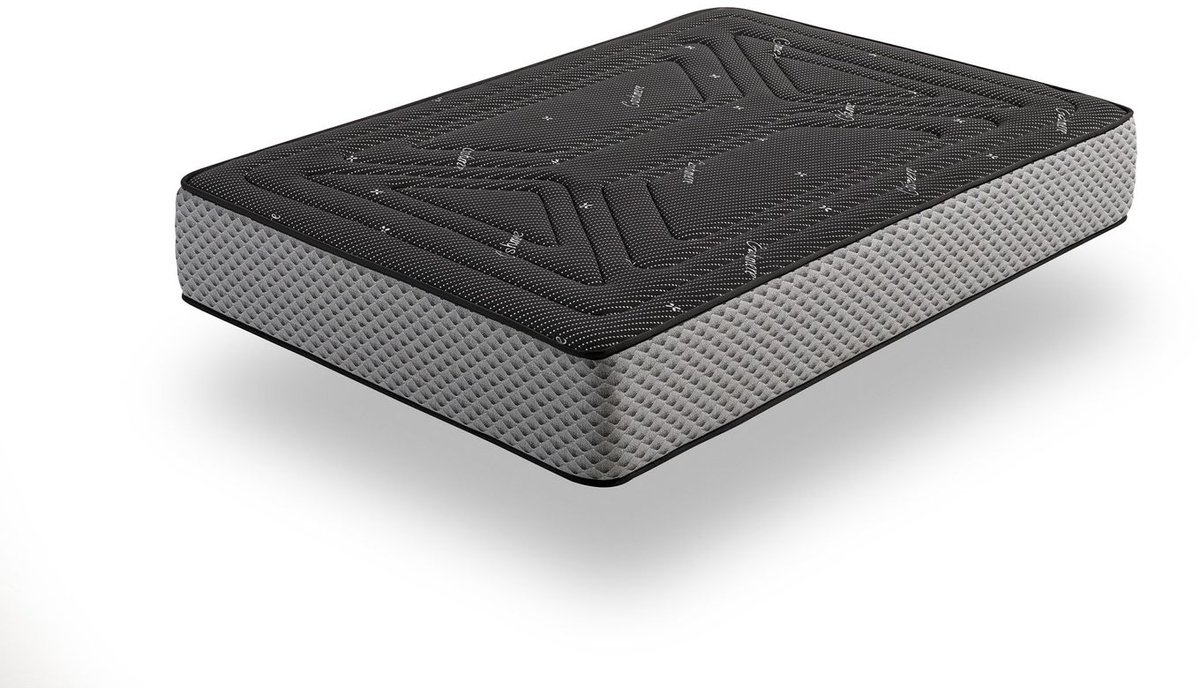 Matris Matras met Ingepakte Veren Cashmere 140x200 Night Confort Hoogte 28 cm +/-2. Matris Negro