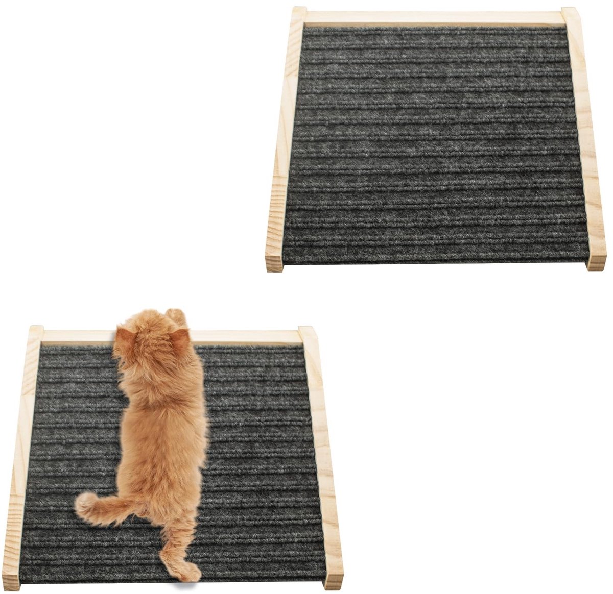 Elzusha - Houten Hondenhelling - Antislip Oppervlak - Set van 2