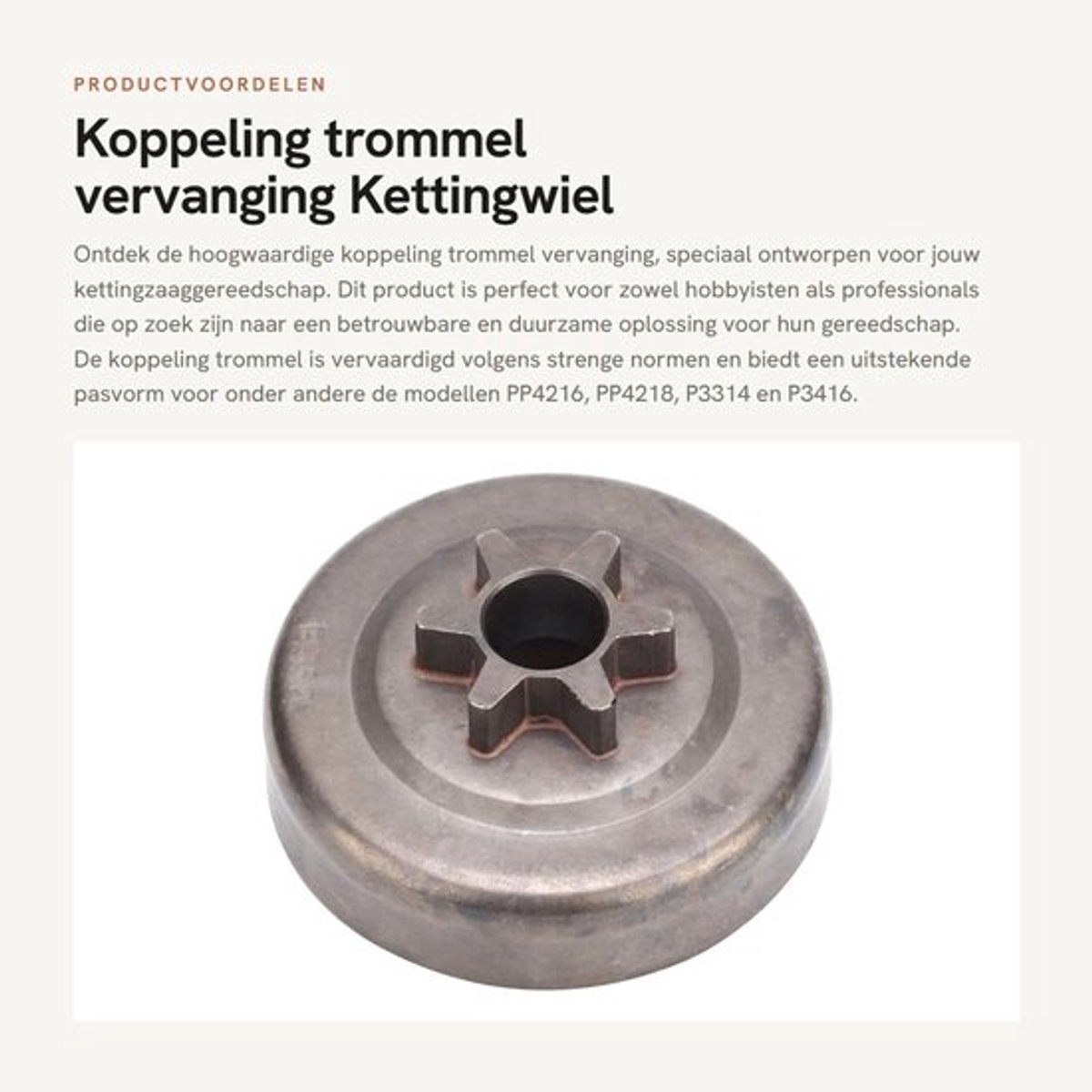 Dailygoods- Koppeling Professionele Kwaliteit - Koppeling Trommel - Duurzaam