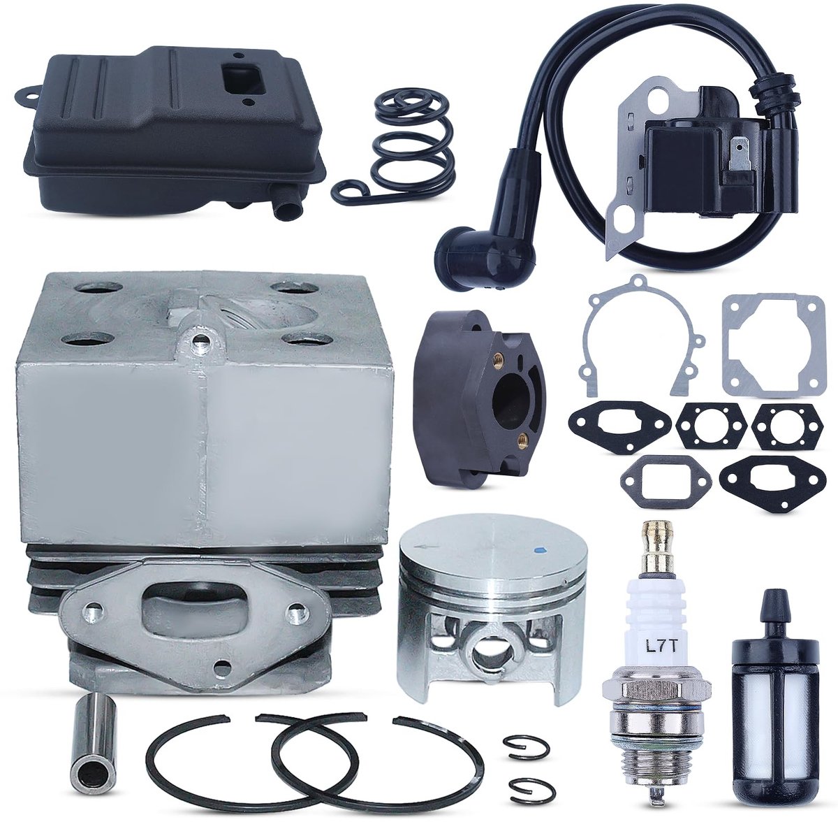 Elzusha - Piston Cilinder Kit - 46mm voor Stihl SR400 SR420 BR320 BR400