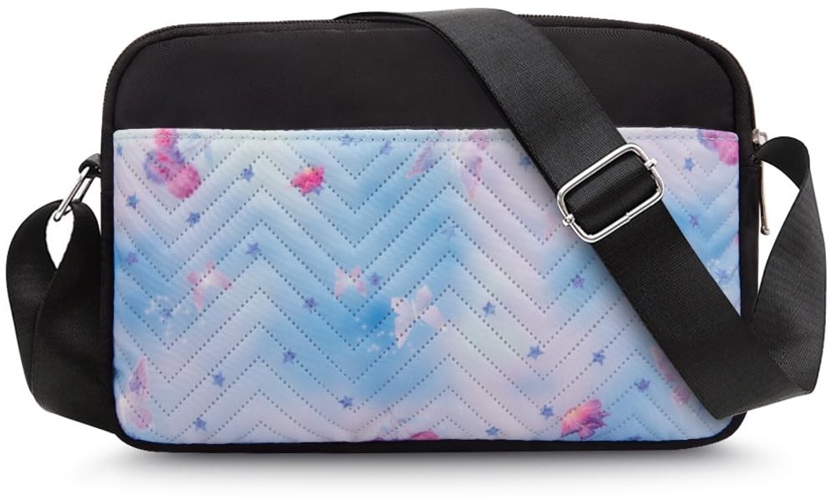 Elzusha - Dames Crossbody Tas - Multifunctioneel en Lichtgewicht - Blauw