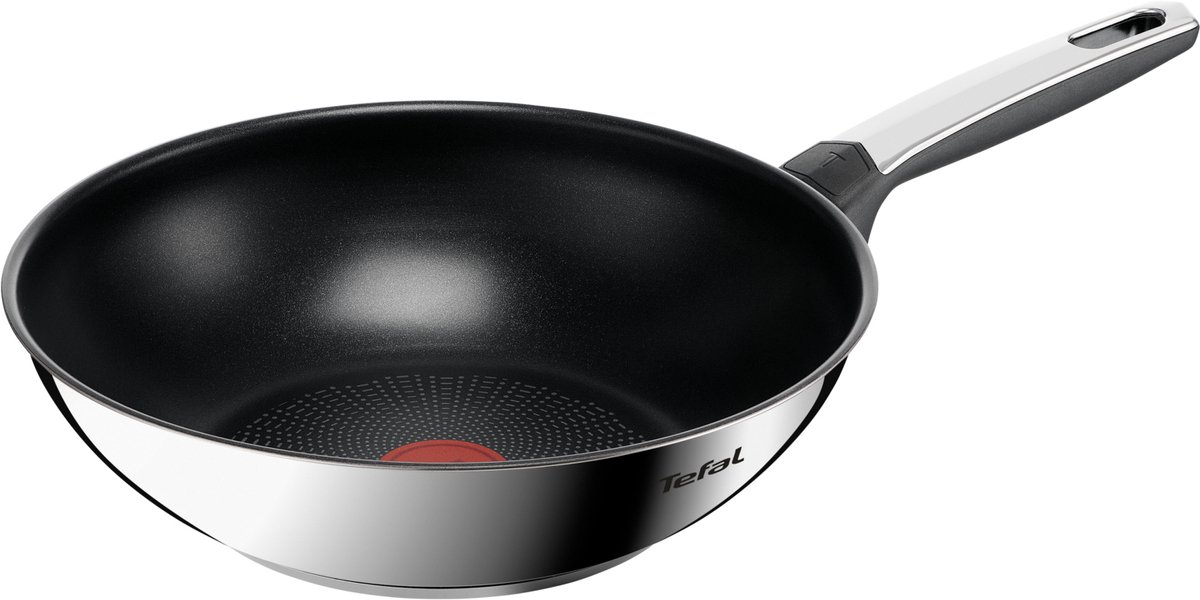 Tefal Space Emotion+ - Wokpan 28 cm - RVS - Geschikt voor Inductie
