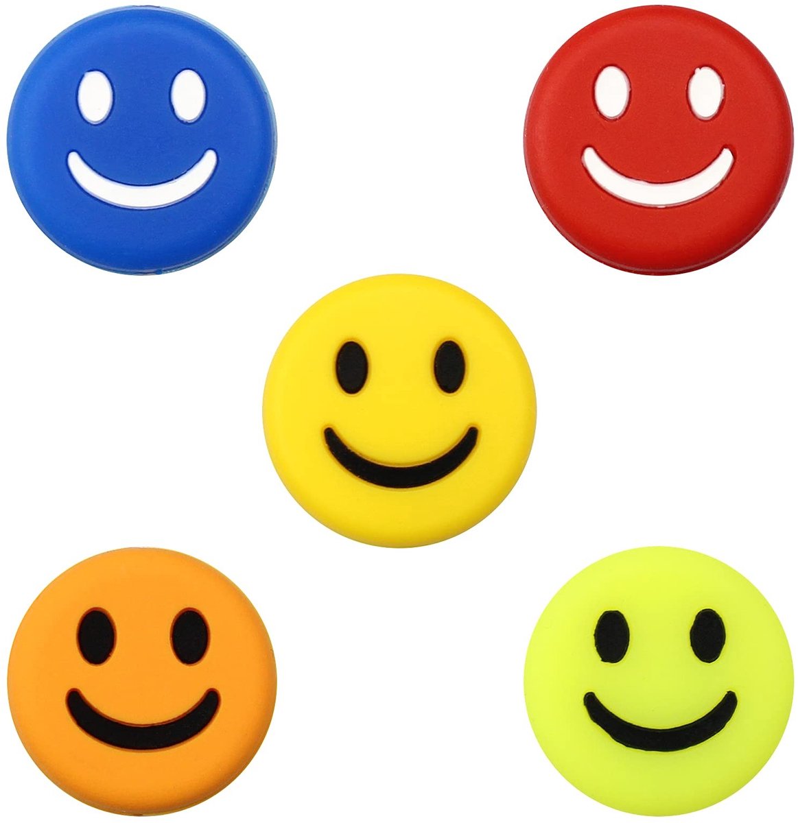 Elzusha - Tennis Vibration Damper - Silicone Shock Absorber Smile Face