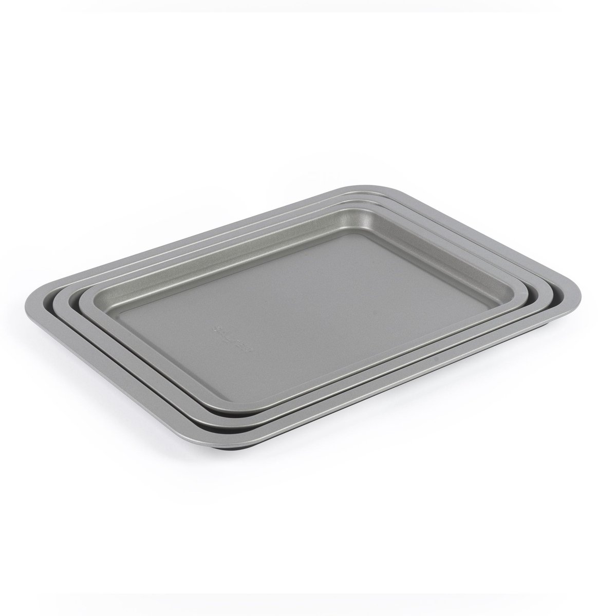 Elzusha - 3-delige Bakplaat Set - Antiaanbaklaag - 31/35/39cm