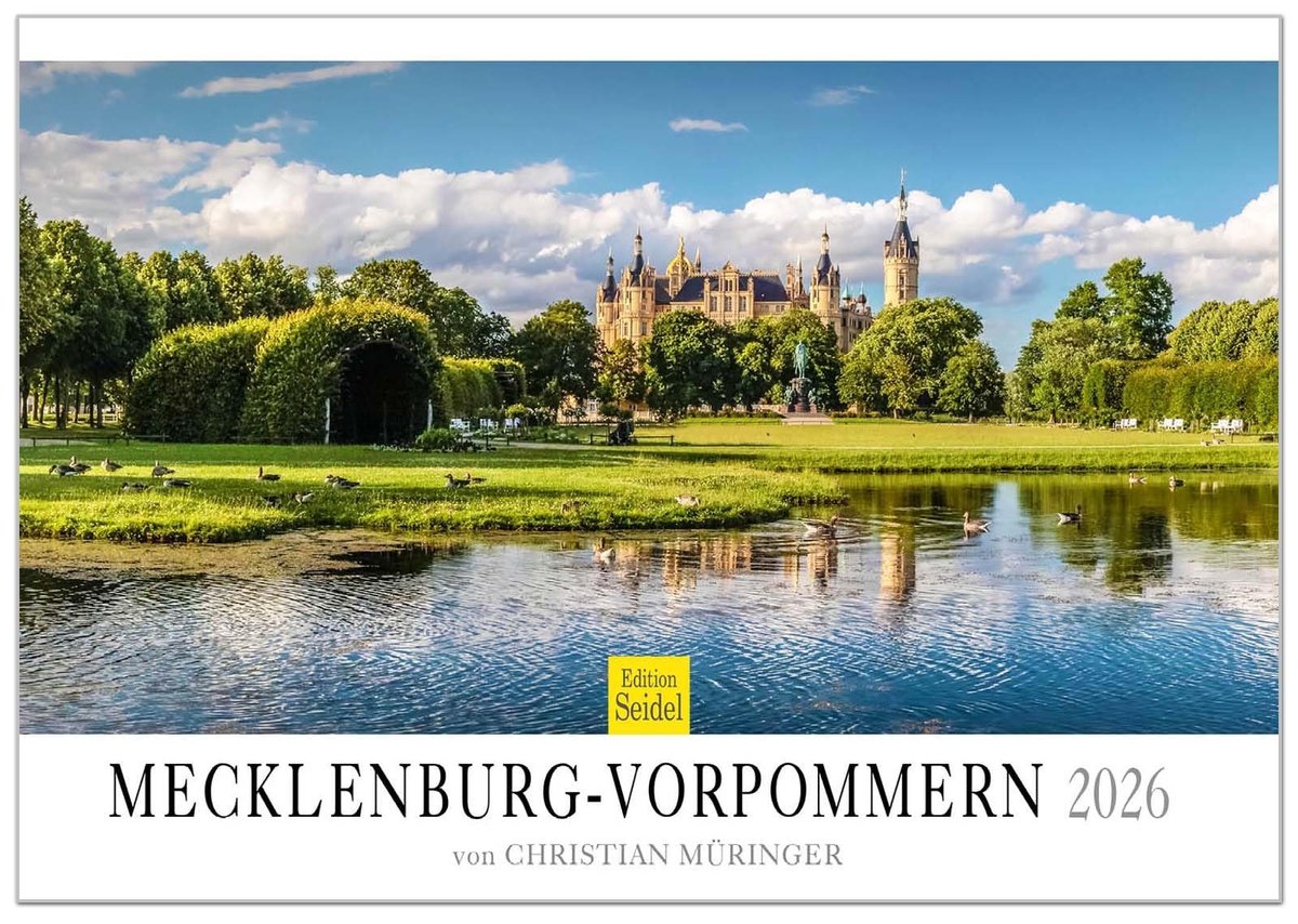 Elzusha - Wandkalender Mecklenburg-Vorpommern 2026 - Formaat A4