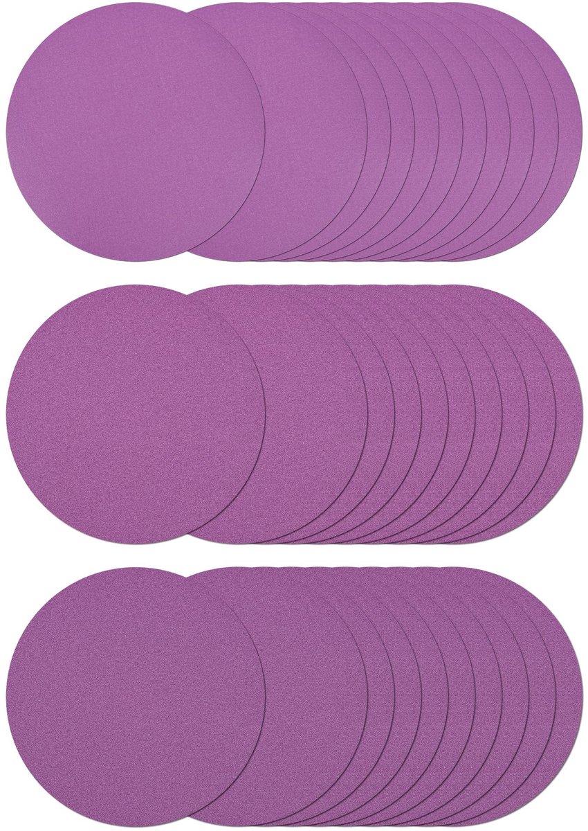 Elzusha - Schuurpapier Set 150 mm - 30 Stuks in Grit 240/320/400