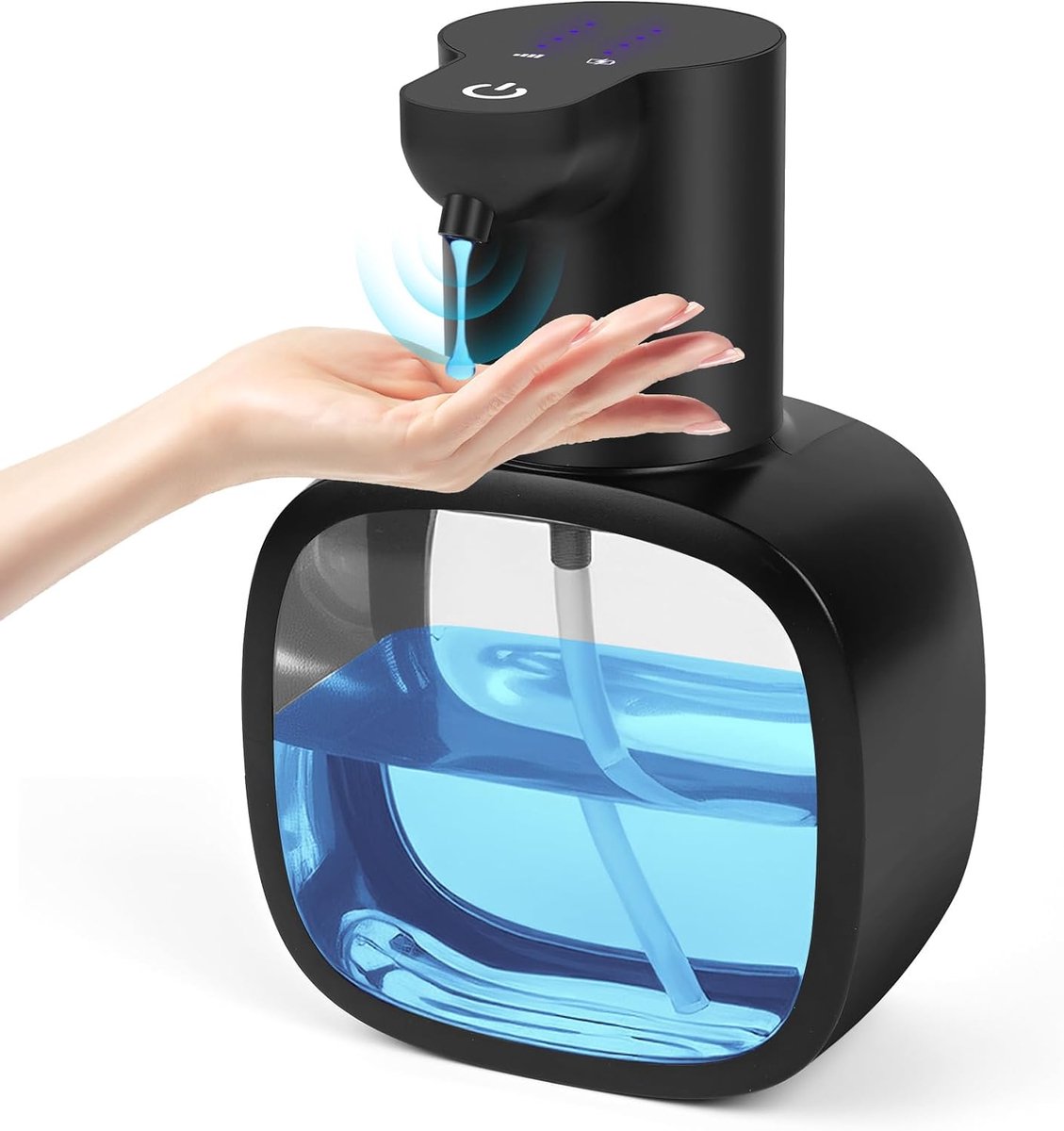 Zeepdispenser - 500 ml - Zwart