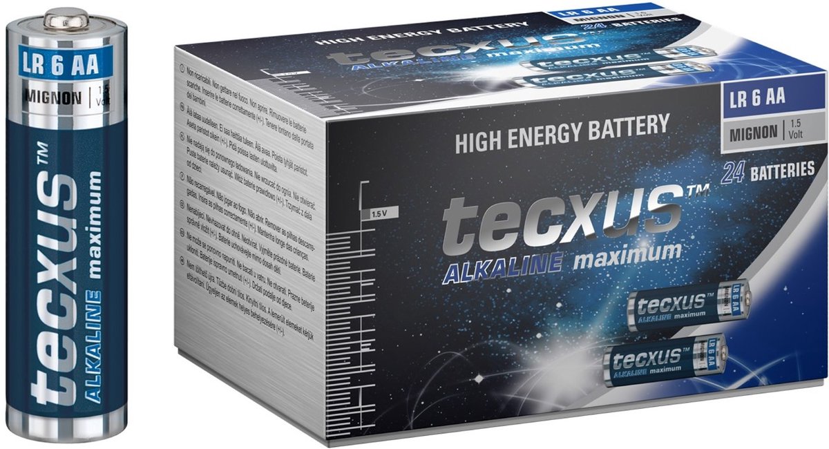 Tecxus LR6 AA 24 (Mignon) Alkaline batterij