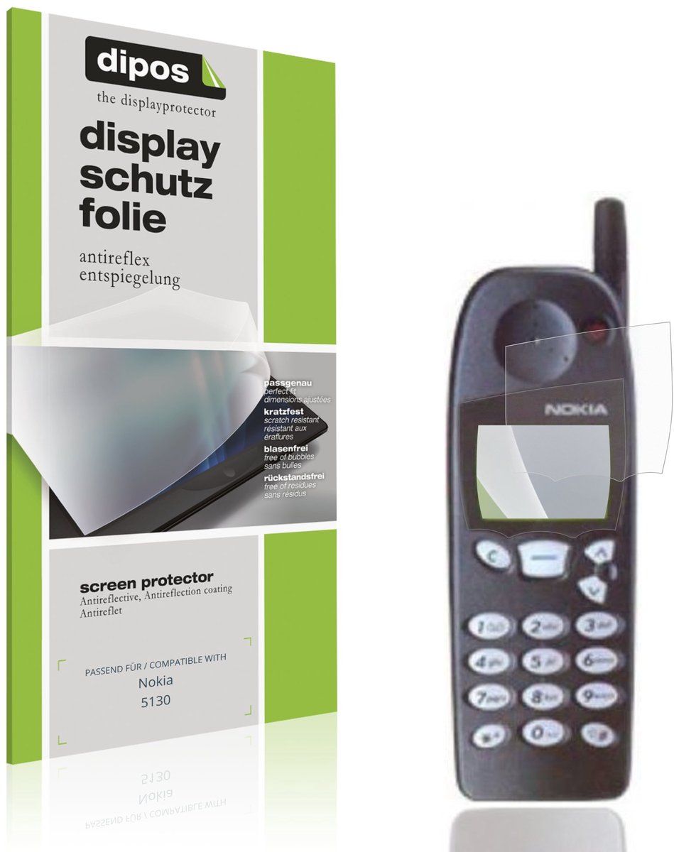 dipos – 4x Matte Beschermfolie geschikt voor Nokia 5130 | Krasbestendige & antireflecterende Screenprotector Ultra-Thin