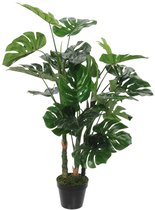 Mica Decorations Monstera Kunstplant - H100 x Ø75 cm - Groen
