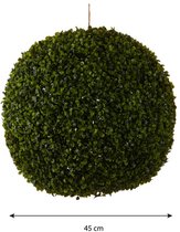 Mica Decorations Buxus Bol Kunstplant voor Buiten Hangend - Ø45 cm - Groen