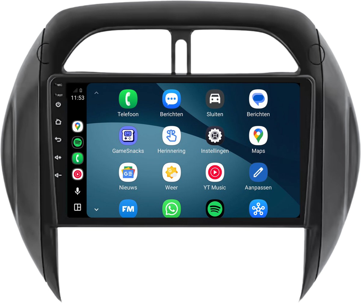 CarPlay autoradio geschikt voor Toyota RAV4 | 2004 t/m 2006 | Cartronix CTX-7055 | 2004 2005 2006 | 9 inch | Android 15 | Draadloos Apple CarPlay & Android Auto | 2GB + 32GB | Bluetooth & Wifi
