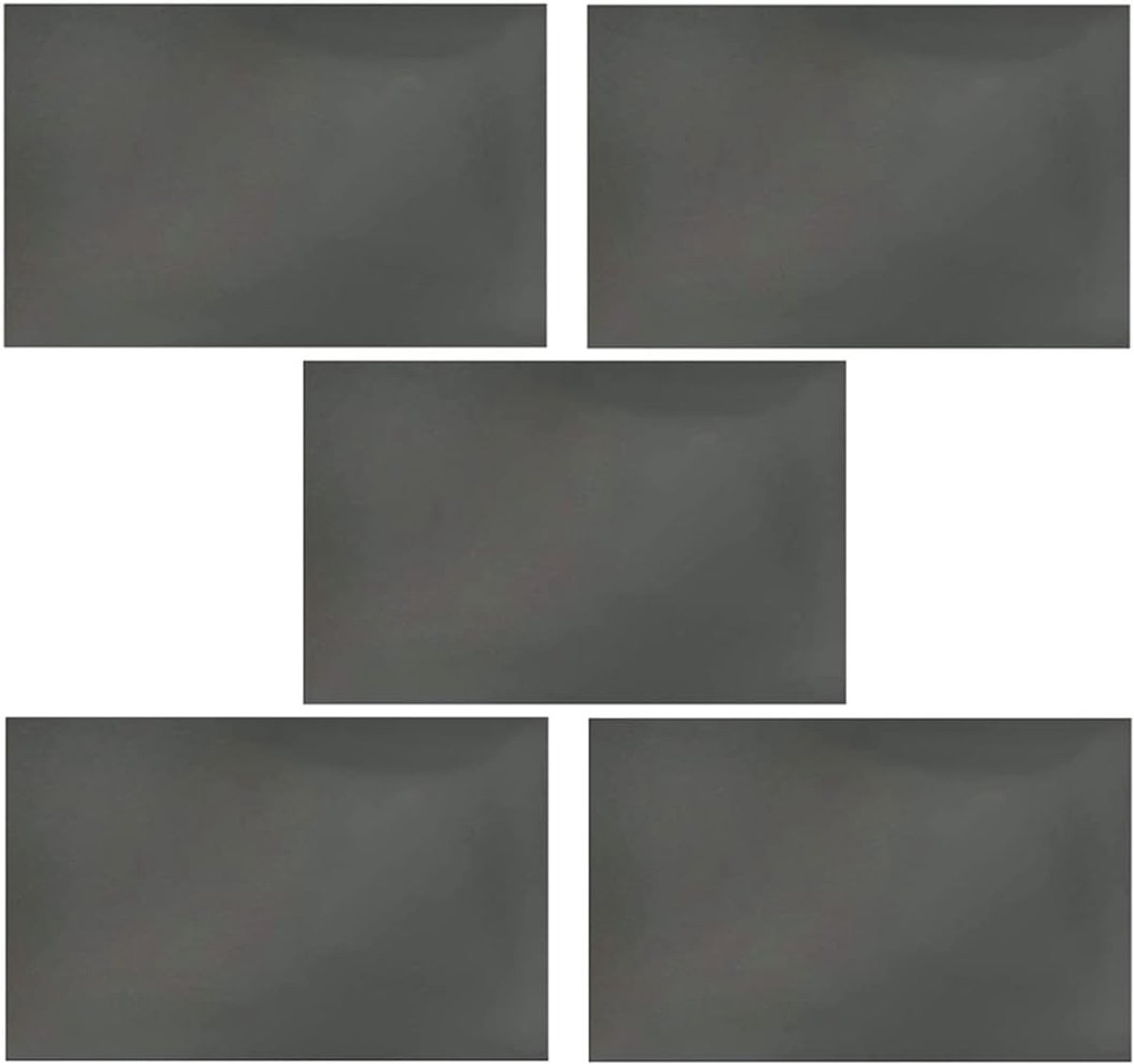 Set van 5 lineaire gepolariseerde films 20 x 30 cm voor fotografie, schermen en natuurkunde lessen met zelfklevende laag