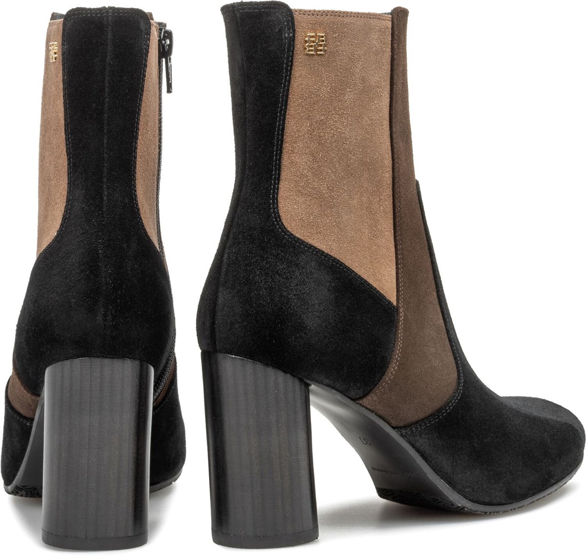 Floris Van Bommel Sfw-50075 Kaci Enkellaarsjes - Enkelboots met rits - Dames - Zwart - Maat 39,5