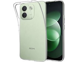 Just in Case hoesje geschikt voor Xiaomi Redmi Note 17 Pro Max Hoesje Siliconen - Flexibele Case - Transparant