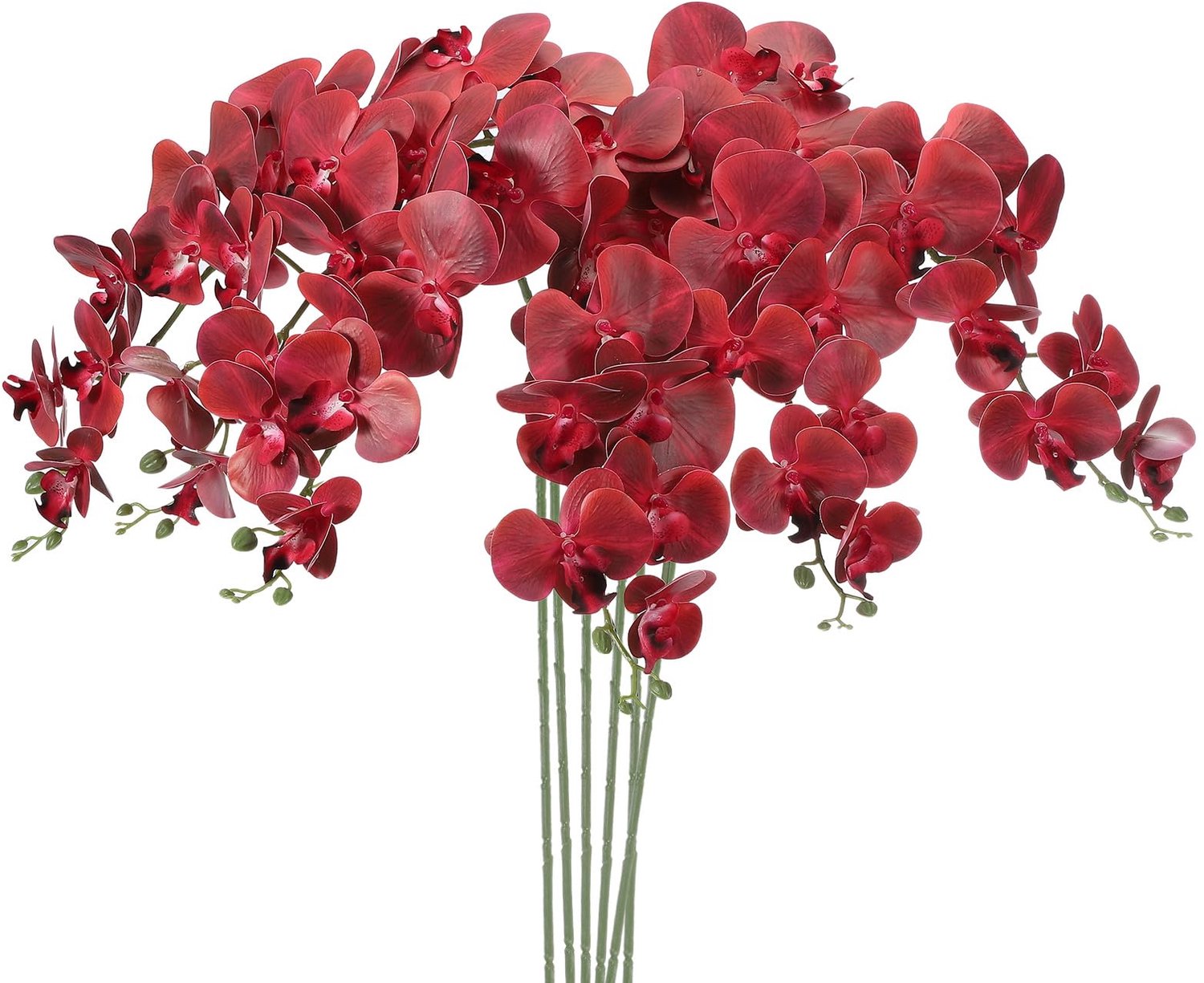 Faux Phalaenopsis Orchidee Stelen Set van 6 voor Decoratie
