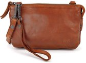 Bear Umi portemonneetasje - Cognac – Leren portemonneetas / crossbody – Van leer – Damestassen, handtassen en schoudertassen