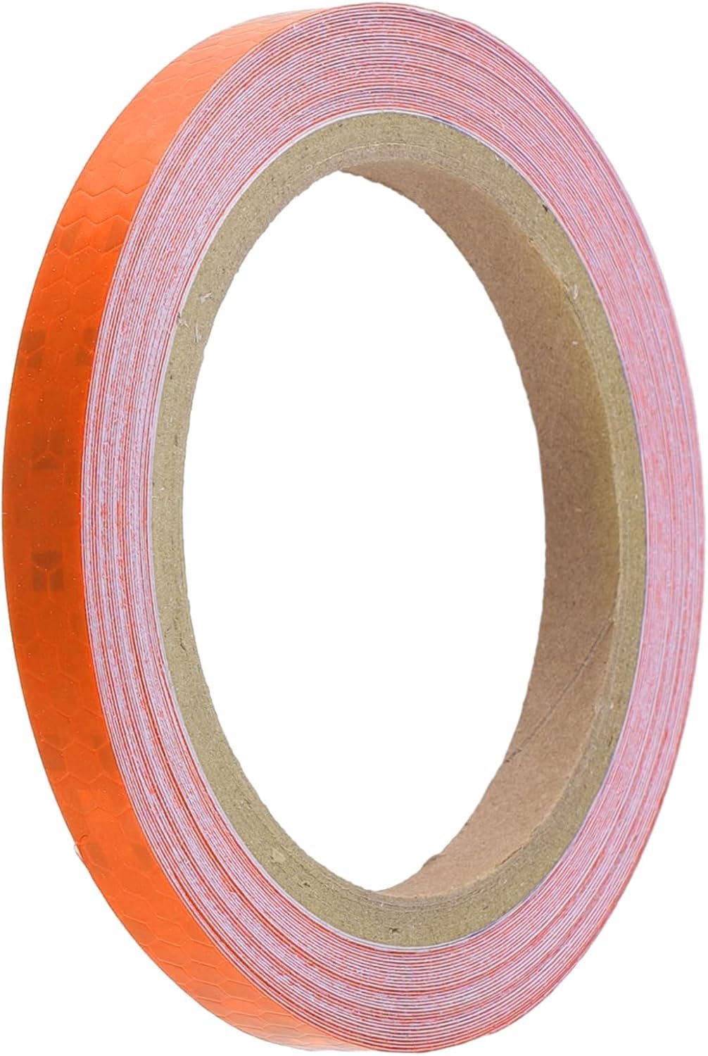 Reflecterende tape 1cmx8m - PVC - Weerbestendig - Geschikt voor auto's en motorfietsen - m-winkel