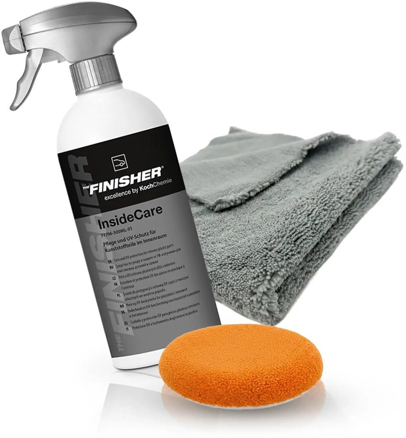 Interieur Verzorgingsset met Microfiber Applicator - Voor Dashboard en Kunststof