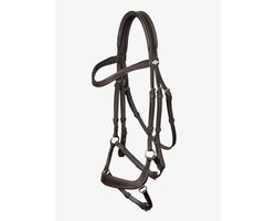 LeMieux Arika Drop Hoofdstel Full Bruin/Zilver