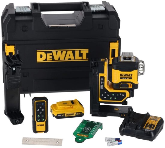 DeWALT DCLE34035D1 Accu groene lijnlaser met afstandsbediening