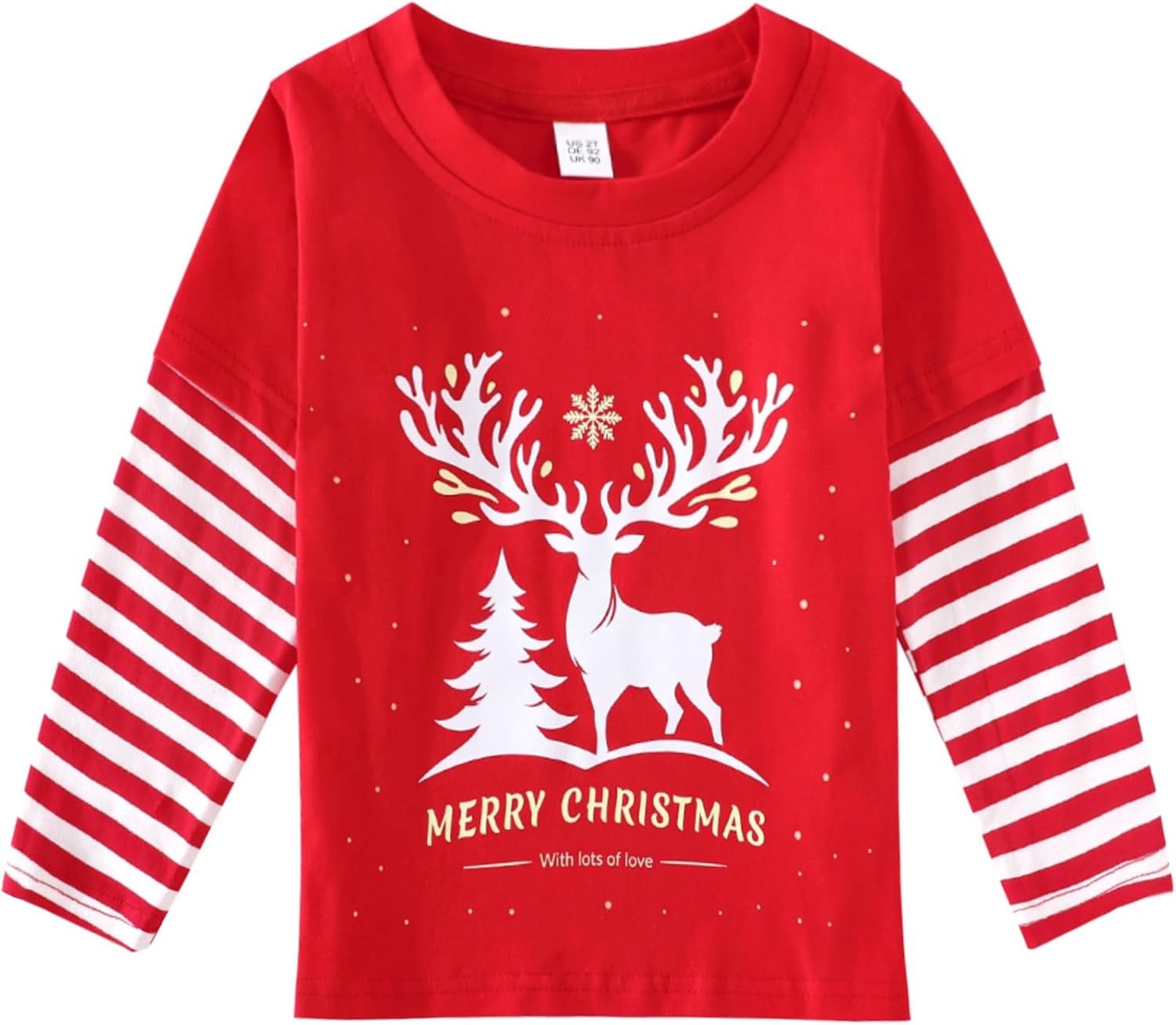 Kersttrui met lange mouwen voor kinderen 1-7 jaar