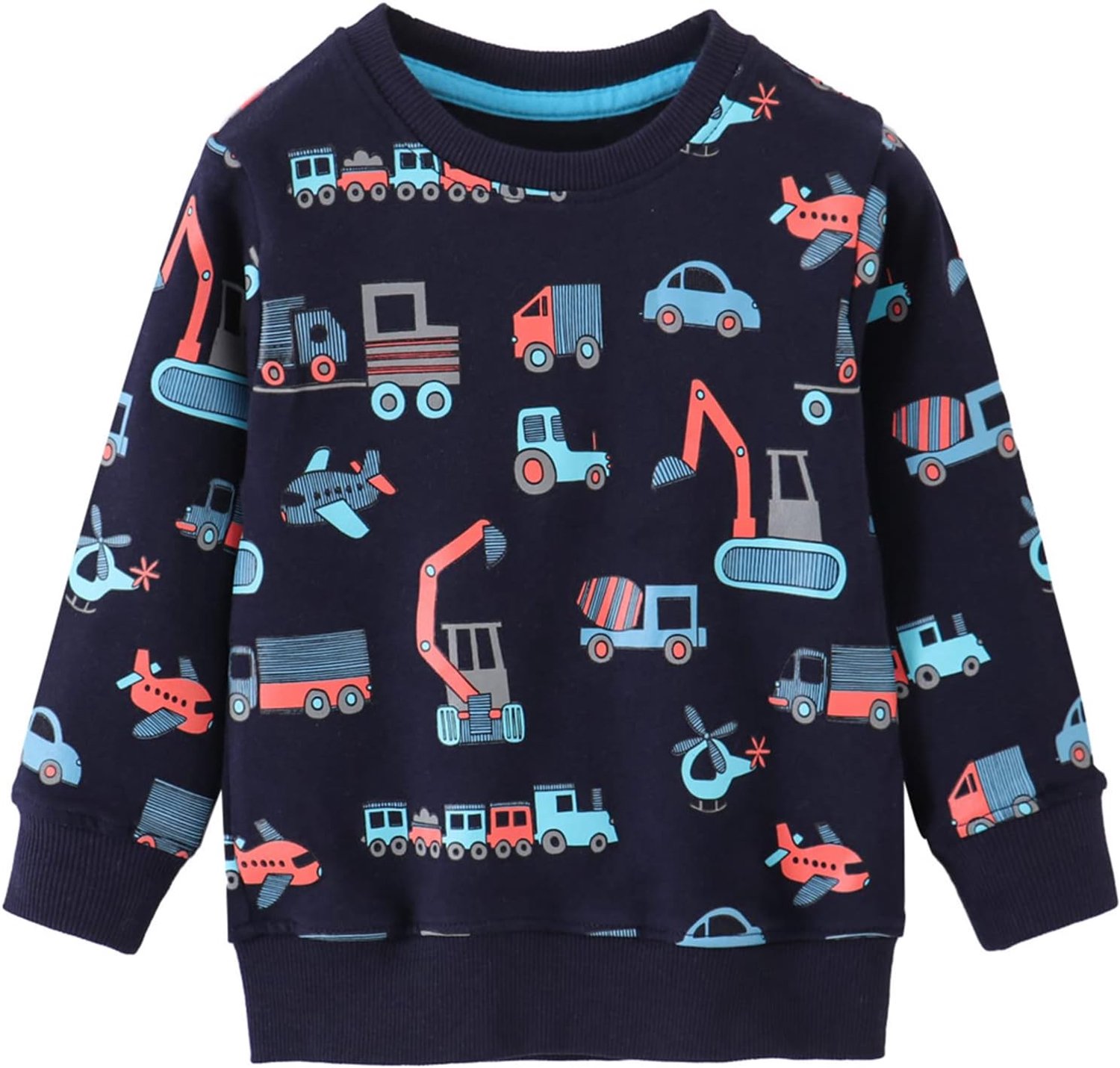 Sweatshirt voor jongens van katoen, lange mouwen