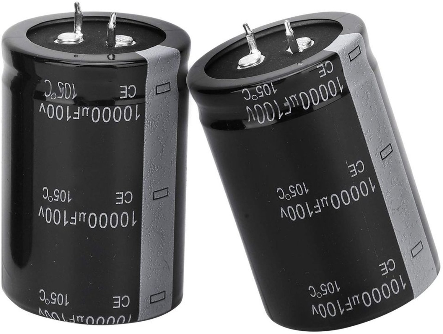 Elektrolytische Condensator 10.000 µF - Hoge Capaciteit - Lange Levensduur - 100 V - Stabiliteit - Geschikt voor Elektronische Toepassingen