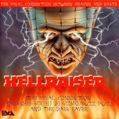Cover van Hellraiser met een gespijkerd hoofd, bliksem, vlammen en tekst: The Final Connection.