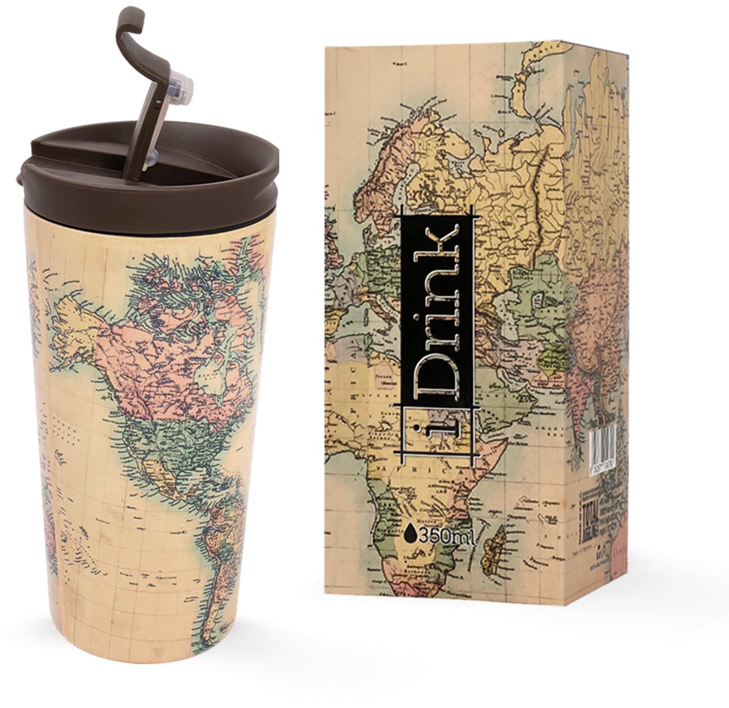 Thermosbeker 500 ml - Dubbelwandig Staal - Camouflage