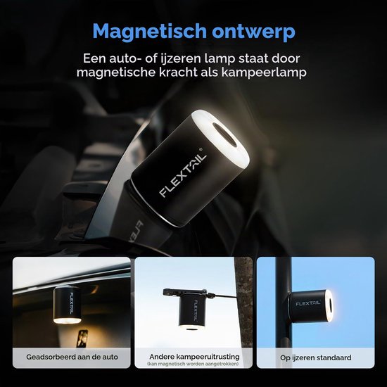 Tiny Pump 2X, Elektrische luchtpomp 4.5 kPa, 180L/min, 5 Luchtsproeiers, 3-in-1 Mini Luchtpomp met Kampeerlantaarn Opblazen/Leeglaten voor Slaapmatten, Luchtbedden, Zwembadaccessoires — afbeelding 3
