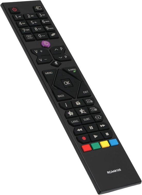 Vervangende afstandsbediening - RCA48105 - compatibel met diverse Hitachi JVC Finlux TV's - eenvoudig in gebruik - m-winkel — afbeelding 4