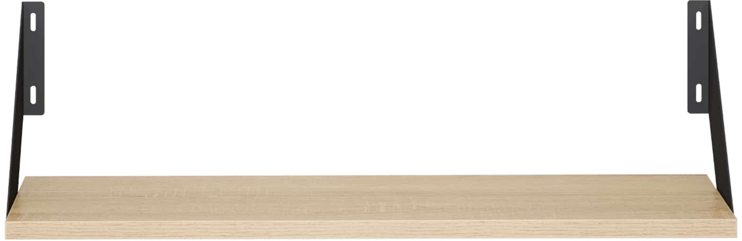 vidaXL Wandplanken - 2 - st - Sonoma - Eiken - 60 - x - 20 - x - 17 cm