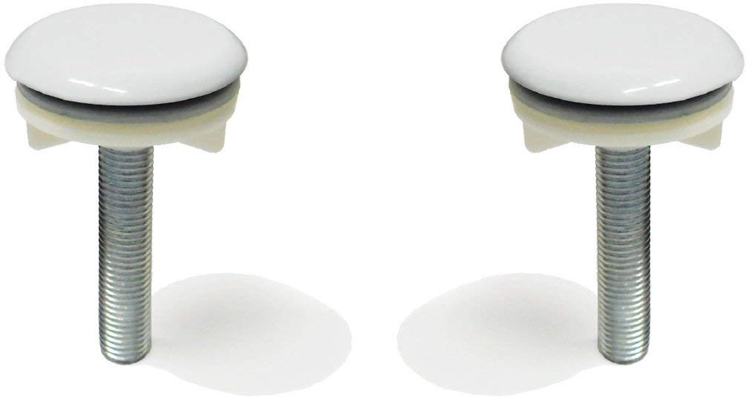 Gatenstopper Wit voor Bidet en Wastafel, 2 Stuks