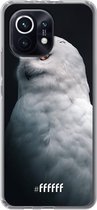 6F hoesje - geschikt voor Xiaomi Mi 11 -  Transparant TPU Case - Witte Uil #ffffff