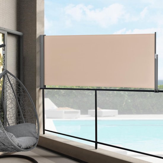 Protection 100 % de la vie privée pour balcon. Protection contre le vent et les UV Avec œillets Brise-vue pour balcon 0,75 x 3 m serre-câbles et corde en nylon 