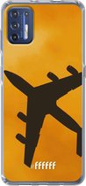 6F hoesje - geschikt voor Motorola Moto G9 Plus -  Transparant TPU Case - Aeroplane #ffffff