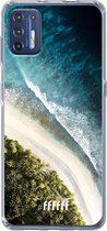 6F hoesje - geschikt voor Motorola Moto G9 Plus -  Transparant TPU Case - La Isla #ffffff