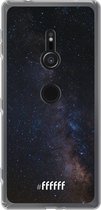 6F hoesje - geschikt voor Sony Xperia XZ2 -  Transparant TPU Case - Dark Space #ffffff